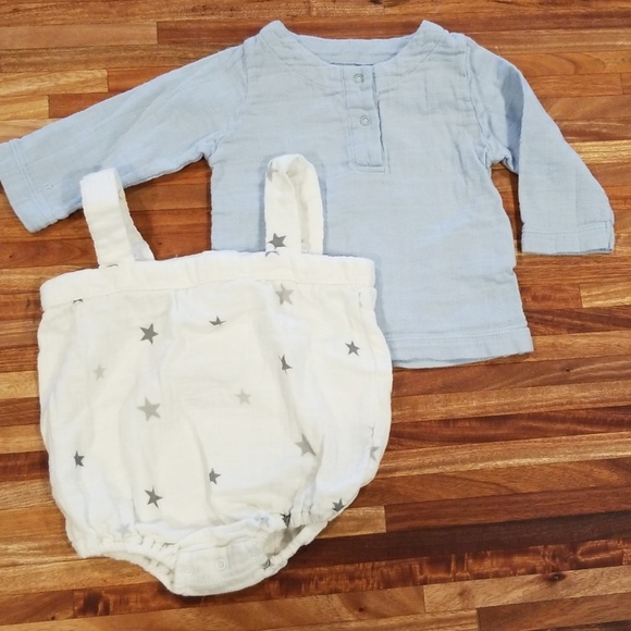 Boys 6 pc high end designer lot Janie & Jack 0-3m - Picture 3 of 7